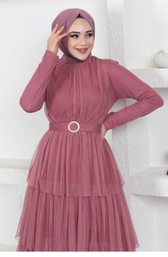 Habillé Hijab Rose Pâle 14401