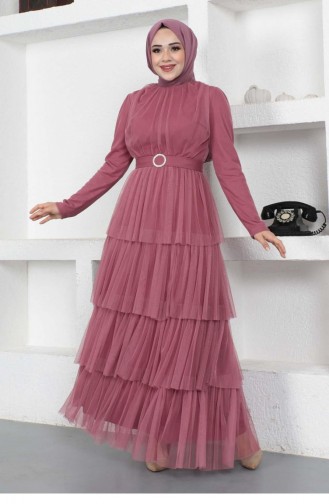 Habillé Hijab Rose Pâle 14401