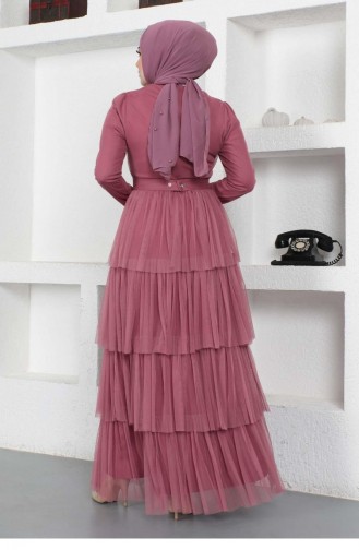 Habillé Hijab Rose Pâle 14401