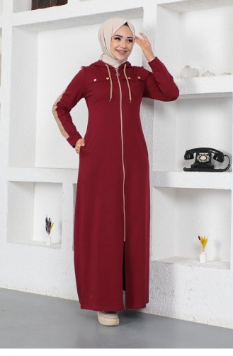 Claret Red Abaya 2043MG.BRD