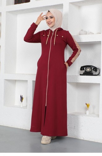 Claret Red Abaya 2043MG.BRD