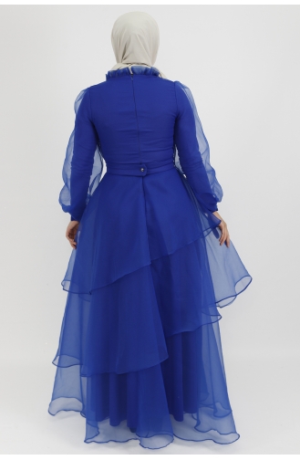 Dalya Kumaş Katkat Modelli Abiye 4364-01 Saks