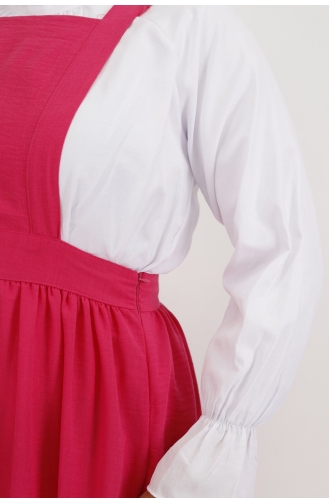 Fuchsia Hijab Dress 5073-02