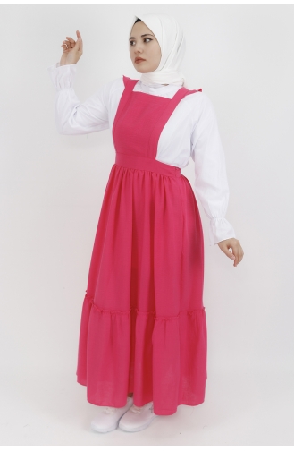 Fuchsia Hijab Dress 5073-02