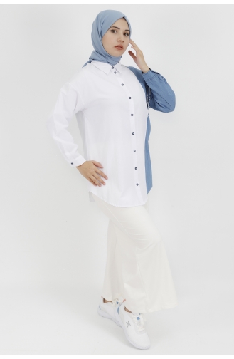 Chemise Blanc 23074-01