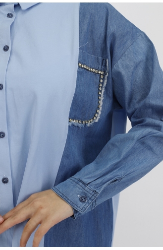 Blau Hemd 23074-03