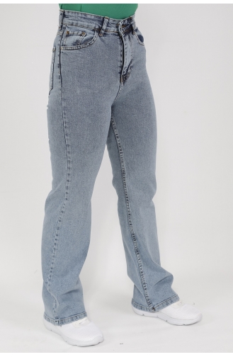 Pantalon Bleu Glacé 1232-02