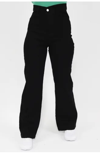 Pantalon Noir 1232-03