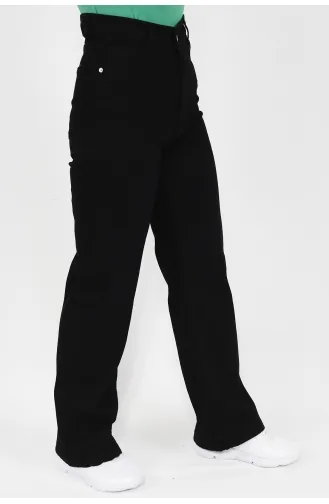 Pantalon Noir 1232-03