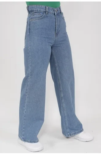 Pantalon Bleu clair 1232-06