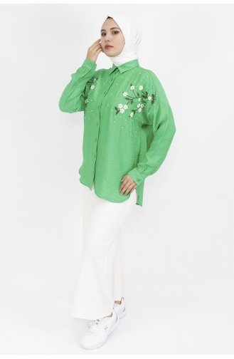 قميص أخضر حشيشي 2351-02