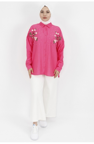 Fuchsia Overhemdblouse 2351-04