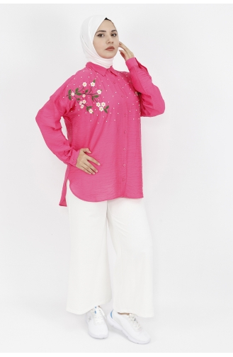 Fuchsia Overhemdblouse 2351-04