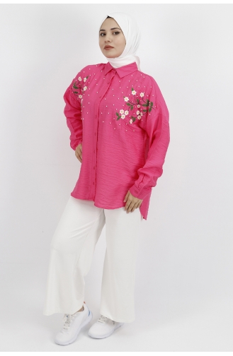 Fuchsia Overhemdblouse 2351-04