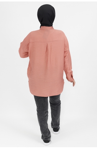 Lachsrosa Hemd 2372-02