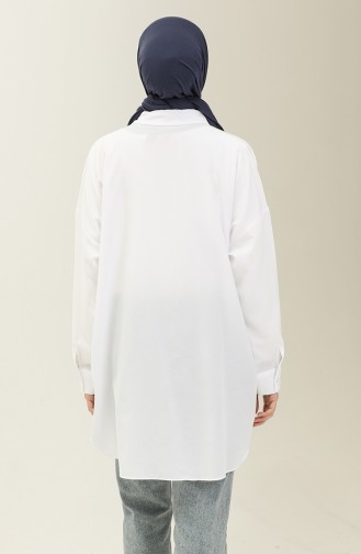 Embroidered Tunic 0132-02 white 0132-02