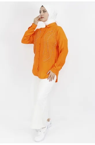 Orange Hemd 2383-03