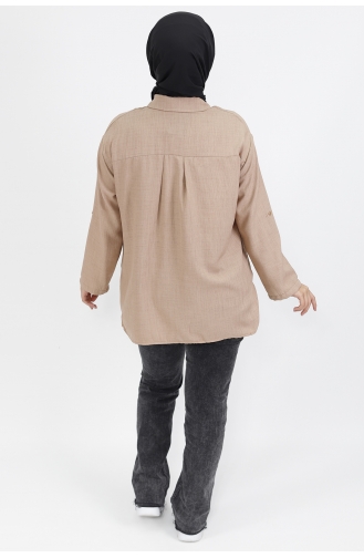 Beige Hemd 6992-01