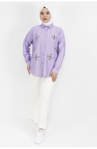 Lilac Overhemdblouse 2339-01