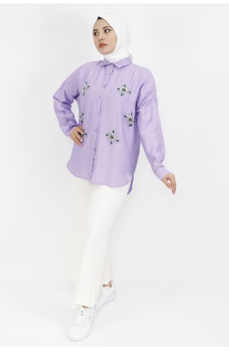 Lilac Overhemdblouse 2339-01