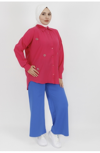 Fuchsia Overhemdblouse 6990-01