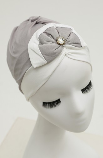 Light Gray Ready to wear Turban 9030-20