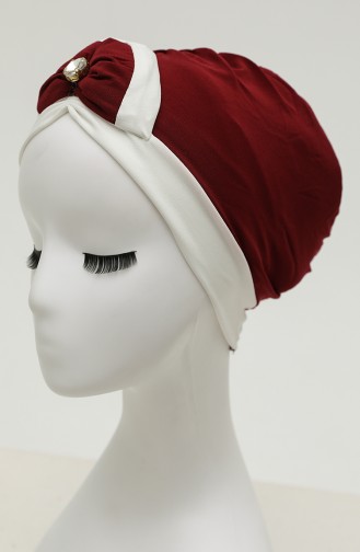 Weinrot Praktischer Turban 9030-05