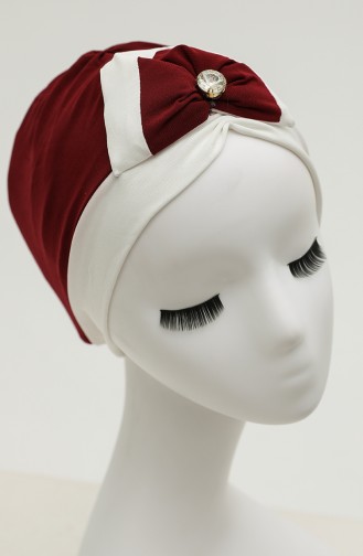 Weinrot Praktischer Turban 9030-05