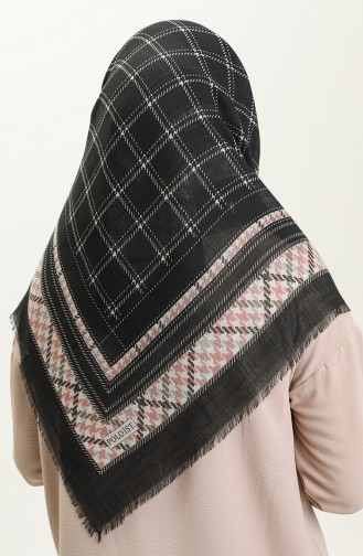 Printed Scarf 13219-12 Black Powder 13219-12