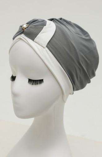 Grau Praktischer Turban 9030-08