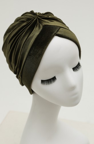 Bonnet Velours 0038-14 Khaki 0038-14