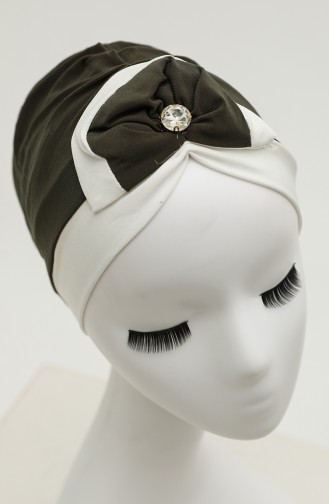 Khaki Praktischer Turban 9030-06