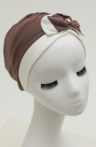 Dunkel-Nerz Praktischer Turban 9030-15