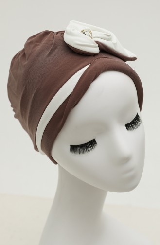 Dark mink Ready to wear Turban 9031-03