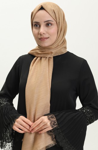 شال سادة كاراجا  81000-09 خردلي 81000-09