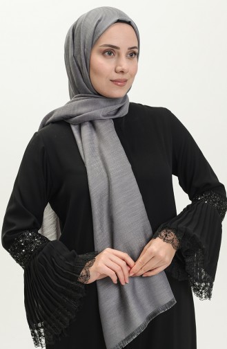 Karaca Jacquard Shawl 81000-12 Gray 81000-12