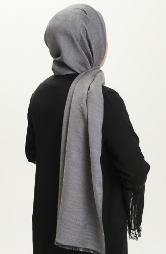 Karaca Jacquard Shawl 81000-12 Gray 81000-12