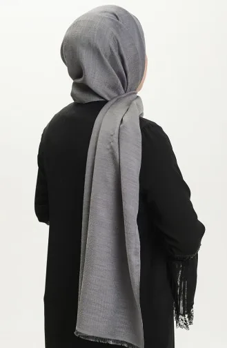 Karaca Jacquard Shawl 81000-12 Gray 81000-12