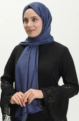 Karaca Jacquard Shawl 81000-13 Navy Blue 81000-13