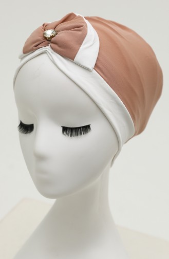 Milk Coffee Ready to Wear Turban 9030-14