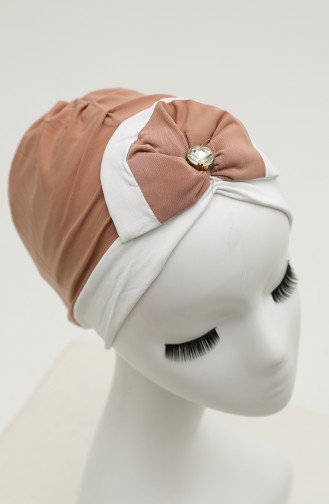 Milk Coffee Ready to Wear Turban 9030-14