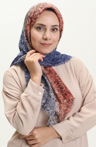 Printed Scarf 13220-08 Indigo 13220-08