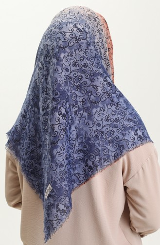 Printed Scarf 13220-08 Indigo 13220-08