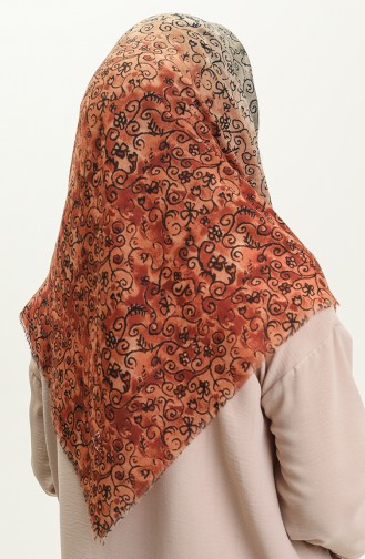 Printed Scarf 13220-14 Khaki 13220-14