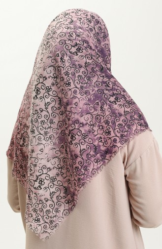 Printed Scarf 13220-15 Purple 13220-15