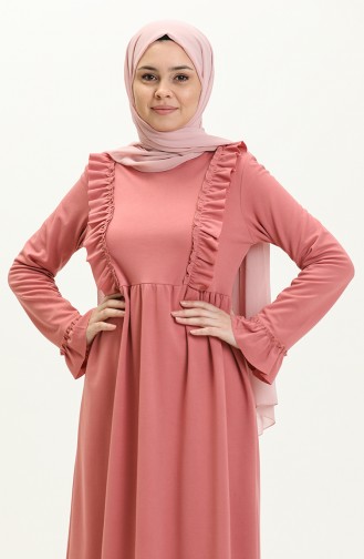 Dusty Rose İslamitische Jurk 7252-01