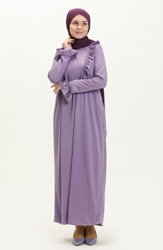 Lilac İslamitische Jurk 7252-05