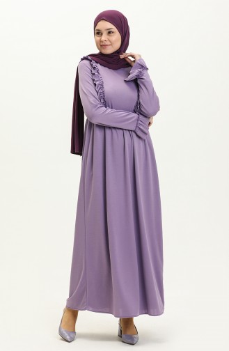 Ruffled Dress 7252-05 Lilac 7252-05