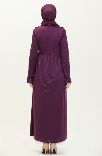 Rüschenkleid 7252-10 Lila 7252-10