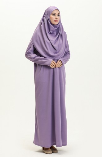 One-Piece Prayer Dress 1712-06 Lilac 1712-07